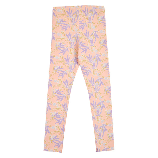 PEONY Leggings með blómamynstri | Peach