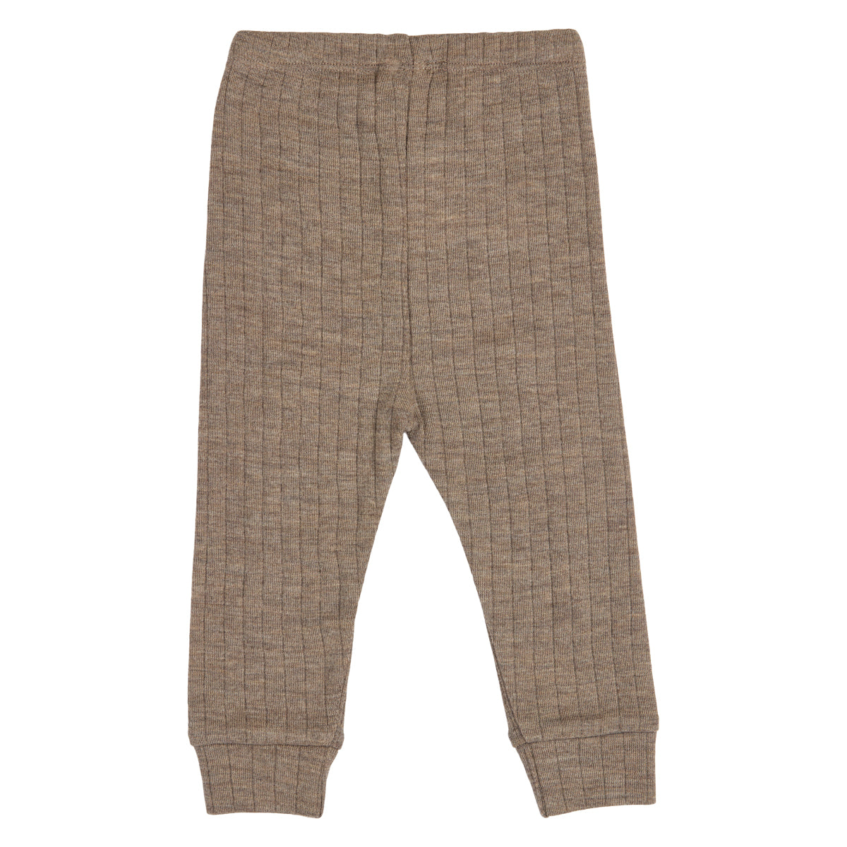 WOOLLY RIB Buxur Merinoull | Walnut melange