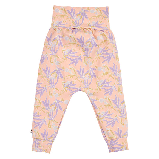 PEONY Buxur með follum | Peach / Bloom