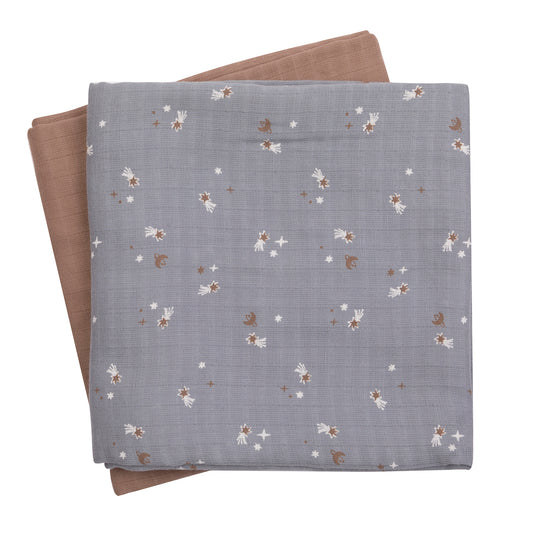 STARS Taubleyjur 2 stk | Jasmin blue