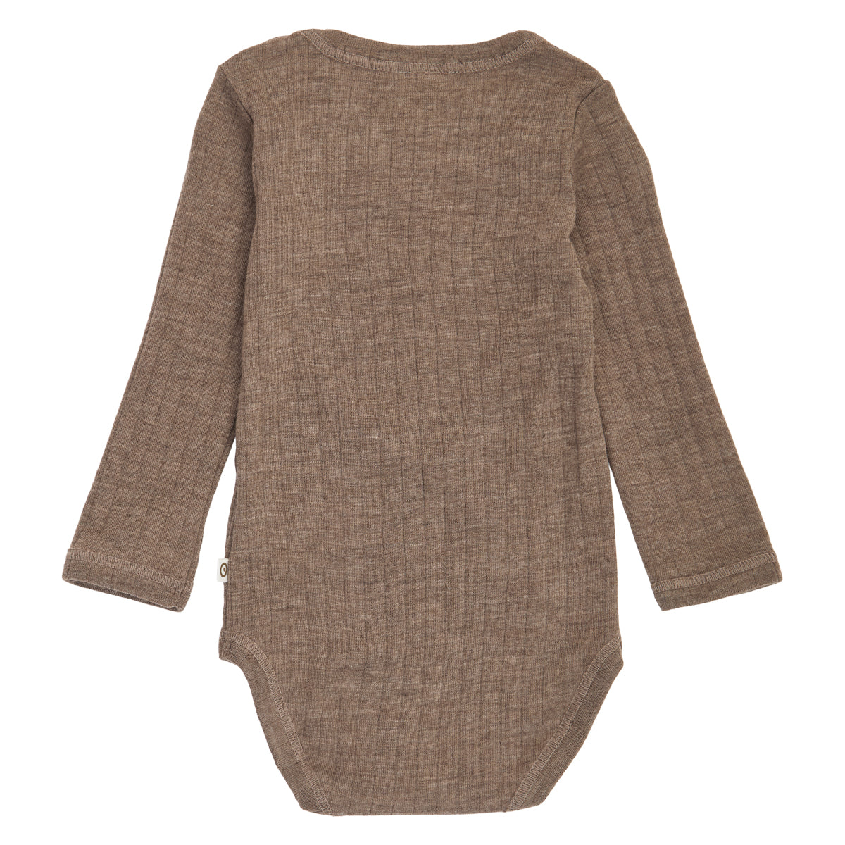 WOOLLY RIB Samfella Merinoull | Walnut melange