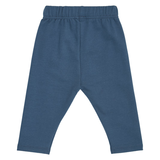 Cozy Me mjúkar vasabuxur fyrir ungabörn í litnum Dökkblár - bakhlið