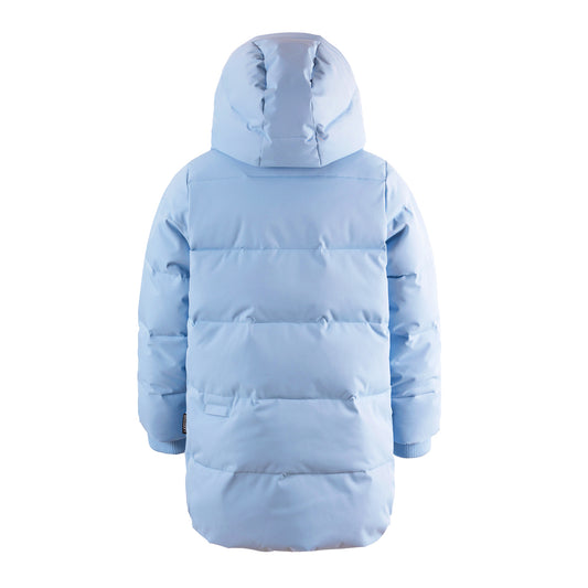 TIGER EYE Vatnsheld úlpa | Chambray Blue – bakhlið