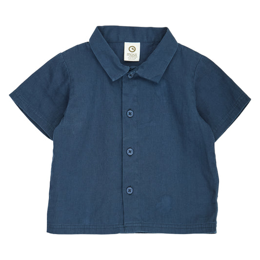 TWILL Skyrta stutterma | Navy
