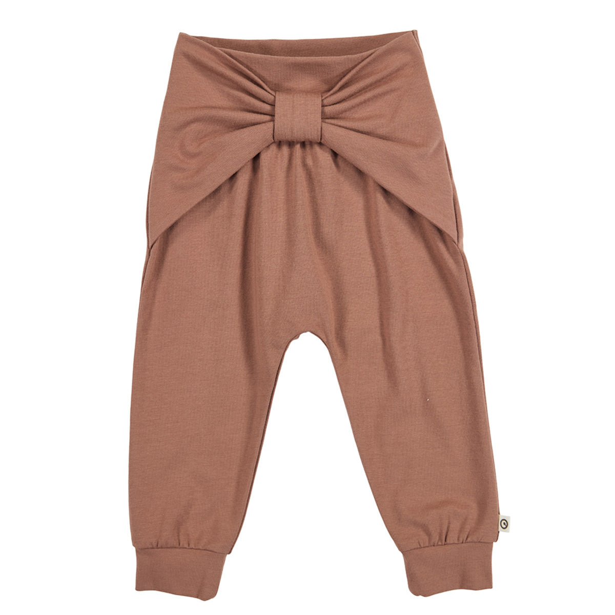 COZY ME Buxur með slaufu | Pecan