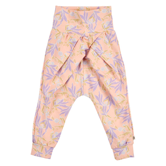 PEONY Buxur með follum | Peach / Bloom