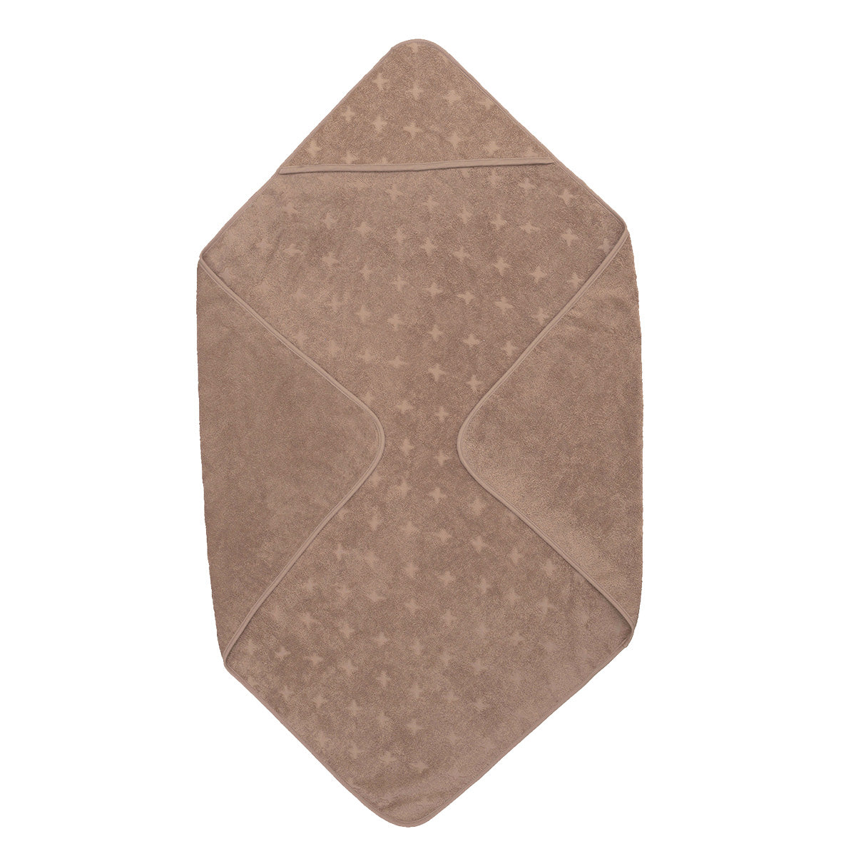 Baðhandklæði með hettu 100x100 cm | Walnut