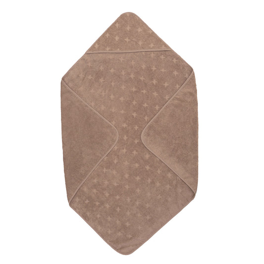 Baðhandklæði með hettu 100x100 cm | Walnut