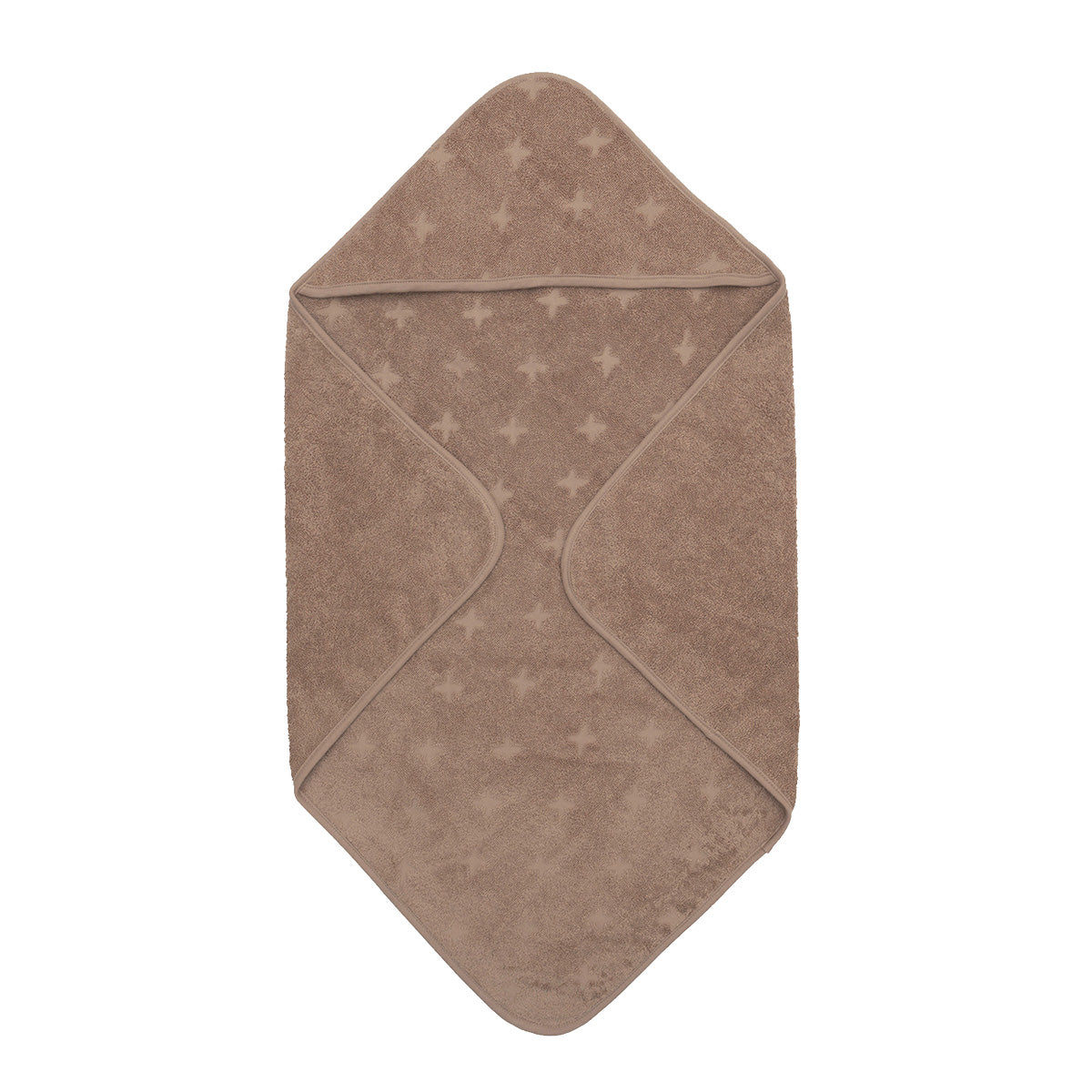 Baðhandklæði með hettu 70x70 cm | Walnut