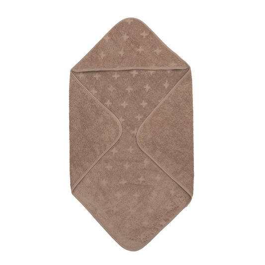 Baðhandklæði með hettu 70x70 cm | Walnut