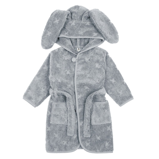Baðsloppur með eyrum | Jasmin blue