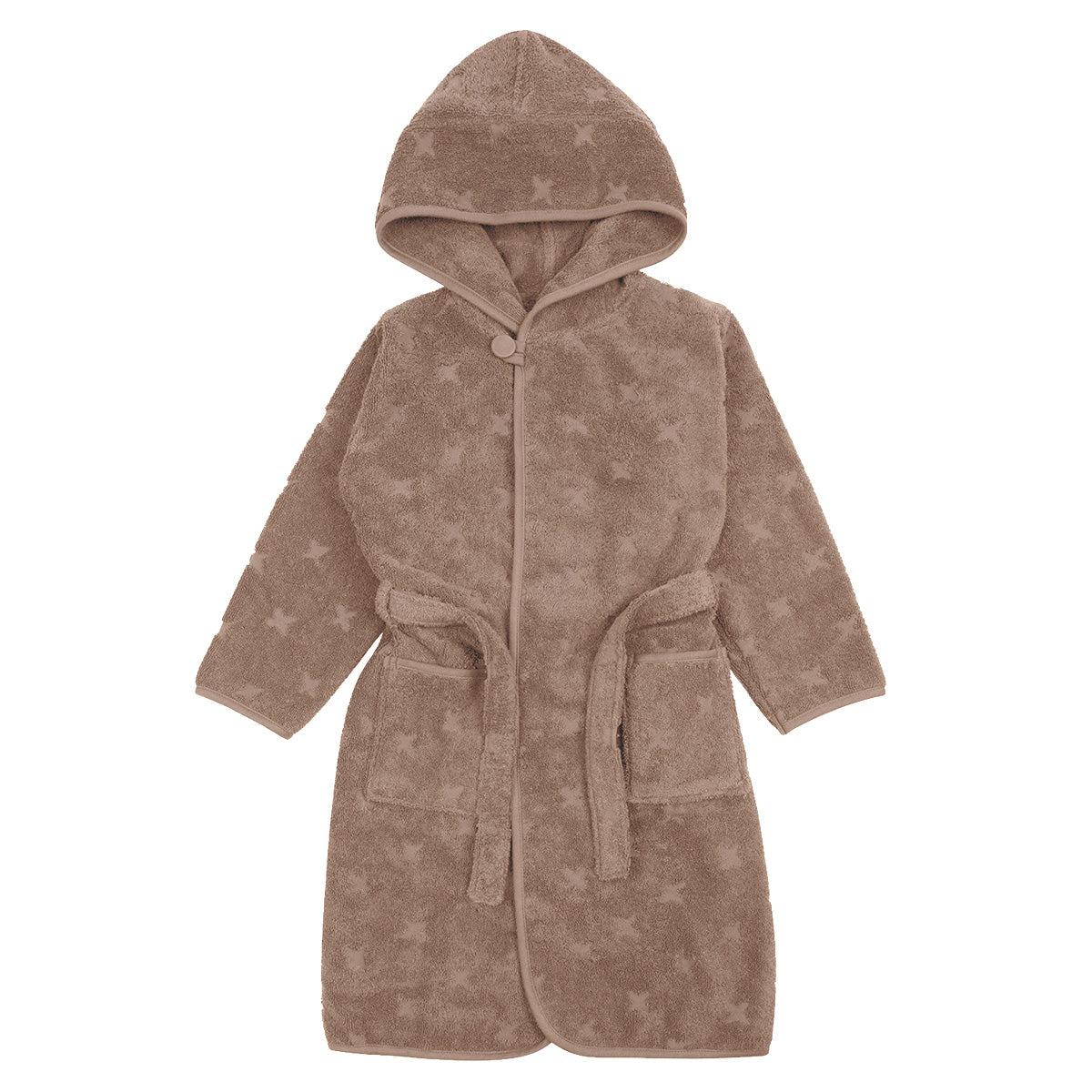 Baðsloppur með hettu | Walnut
