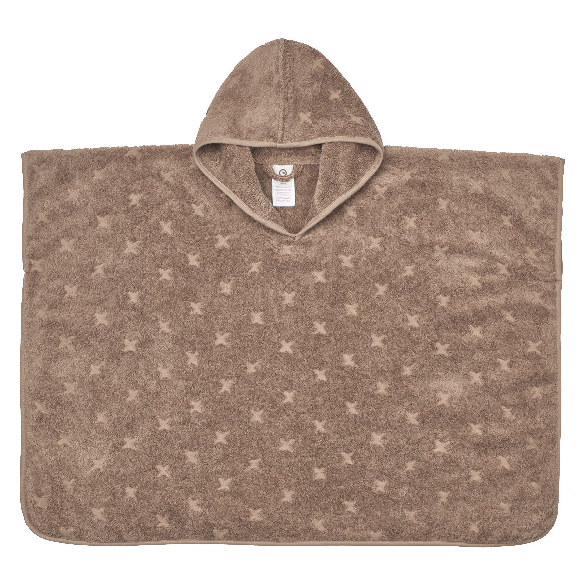 Poncho handklæði með hettu | Walnut