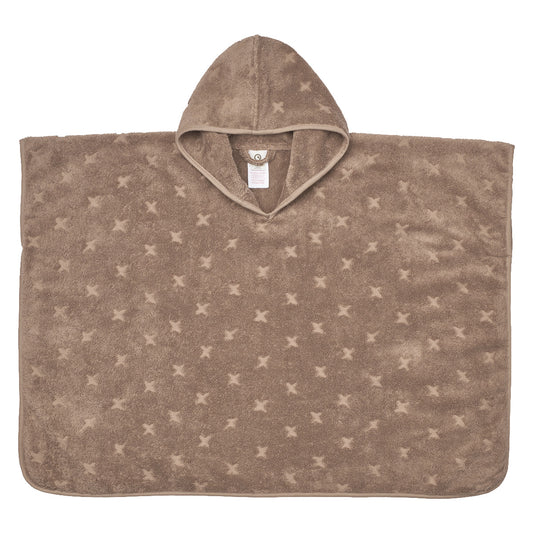 Poncho handklæði með hettu | Walnut