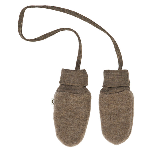 WOOLLY Vettlingar | Walnut melange