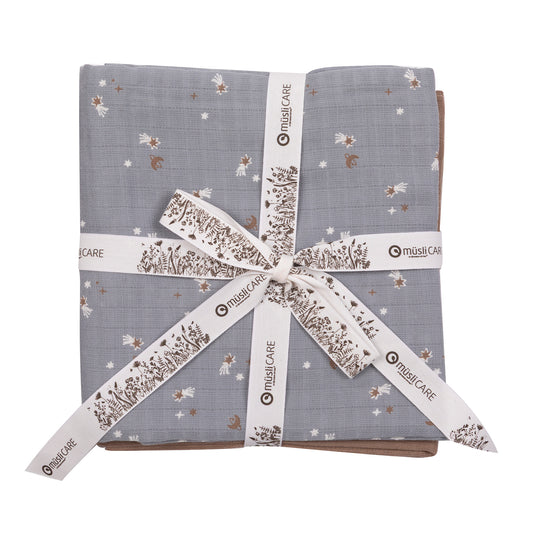 STARS Taubleyjur 2 stk | Jasmin blue