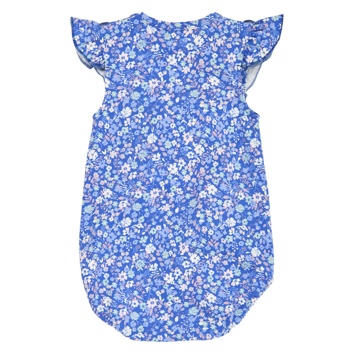 PRIMROSE Samfella með pífukraga | Azure blue