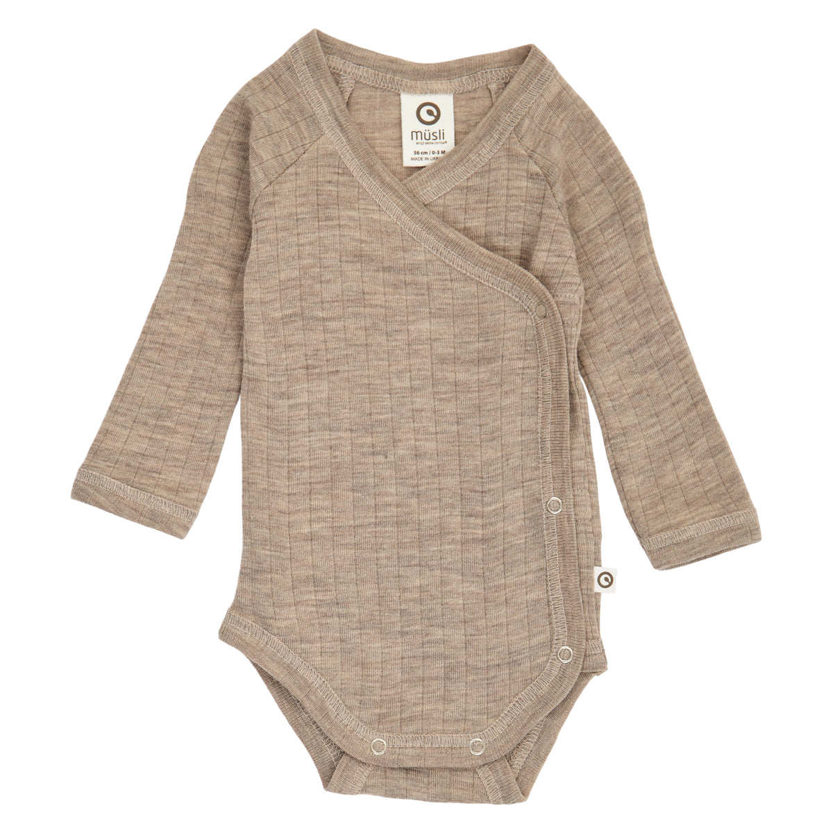 WOOLLY RIB Samfella Merinoull krosssmellt | Balsam melange