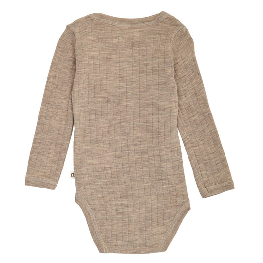 WOOLLY RIB Samfella Merinoull | Balsam melange