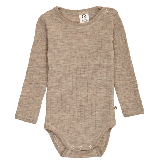 WOOLLY RIB Samfella Merinoull | Balsam melange
