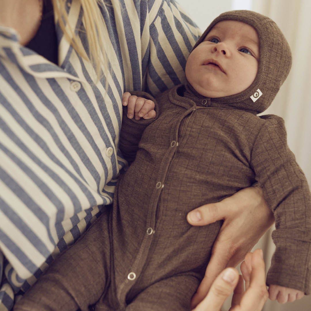 WOOLLY RIB Heilgalli Merinoull | Walnut melange
