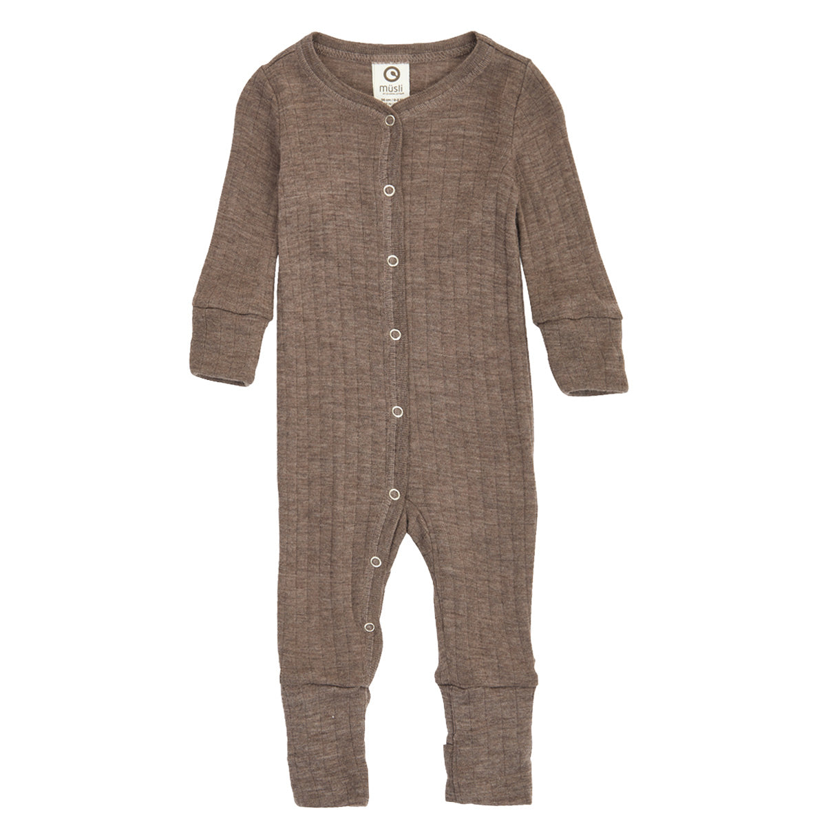 WOOLLY RIB Heilgalli Merinoull | Walnut melange
