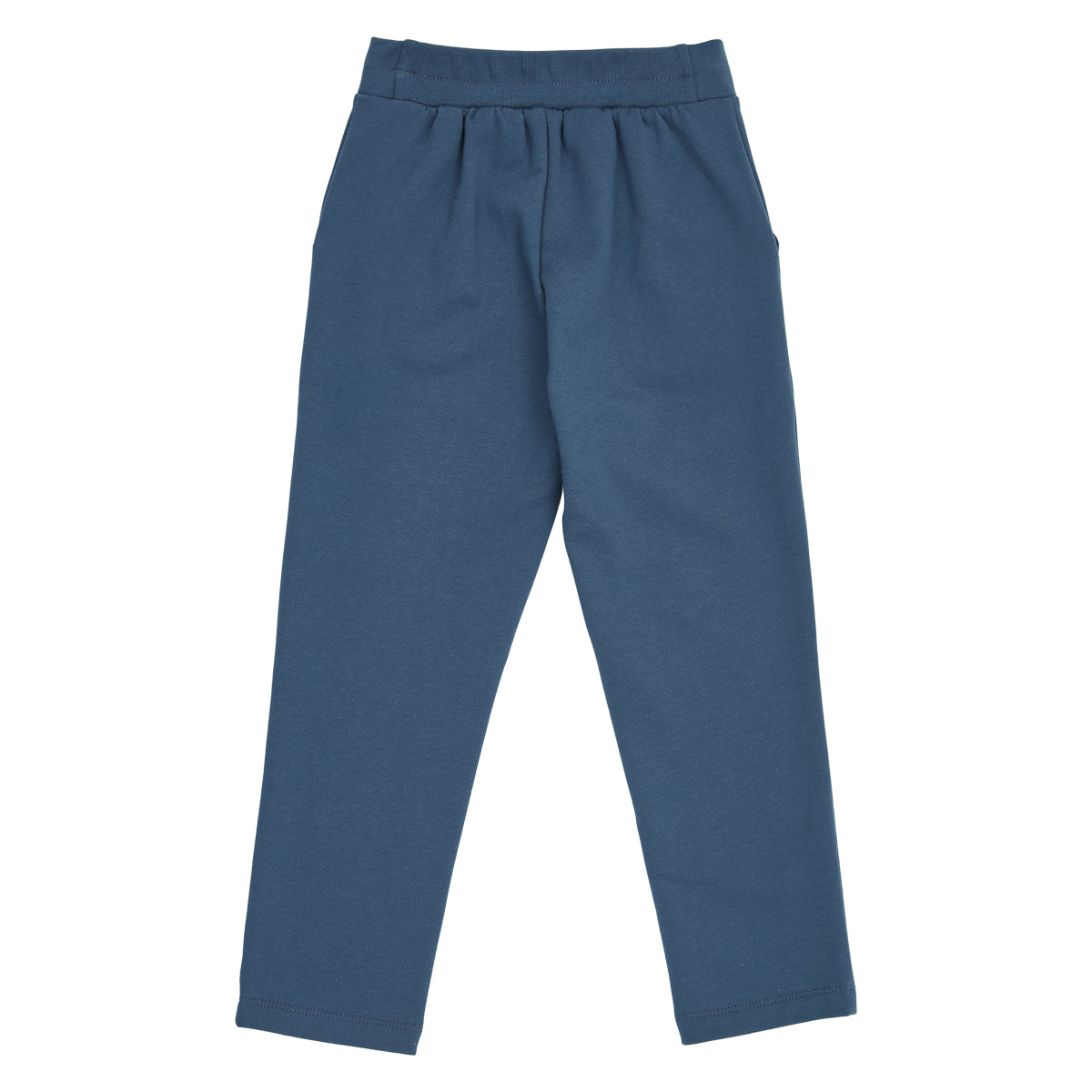 Cozy Me chino-buxur úr sweat-efni í litnum Dökkblár - bakhlið