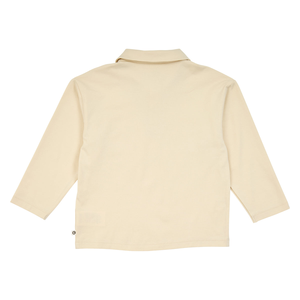 Cozy Me síðerma pólóbolur í litnum Eik - bakhlið