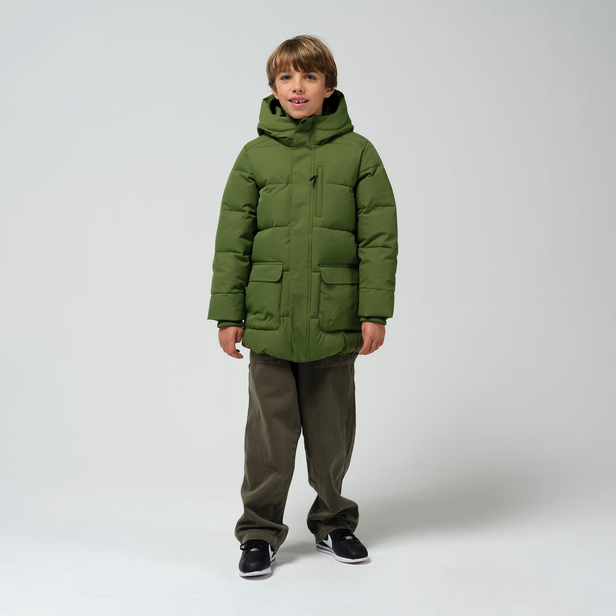 TIGER EYE Vatnsheld úlpa | Pesto Green – stúdíómynd 3
