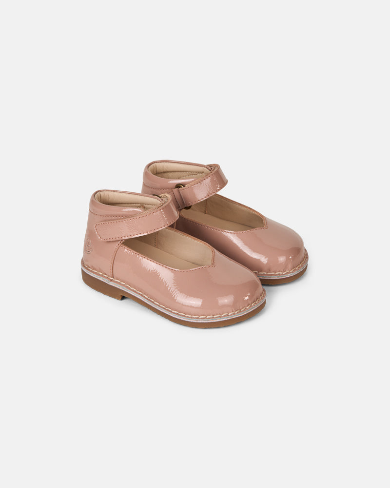 Leðurskór Anna | Dusty Rose