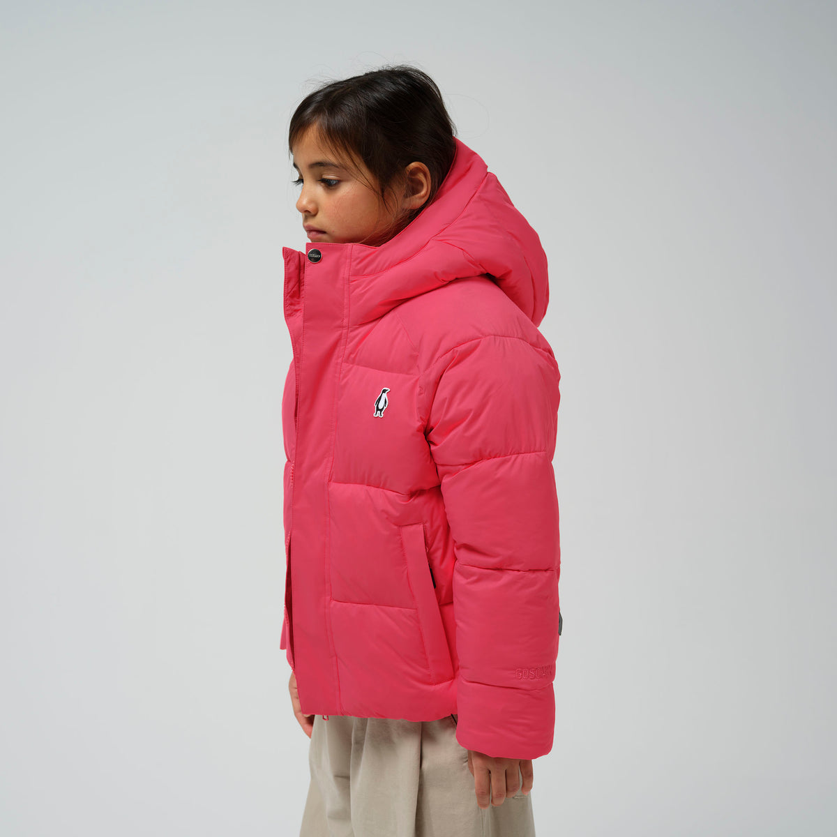 FLASHY DRAGON Vatnsfráhrindandi úlpa | Paradise Pink – stúdíómynd 5