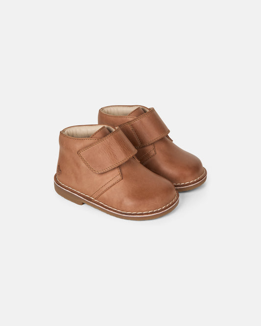 Leðurskór Sage | Cognac