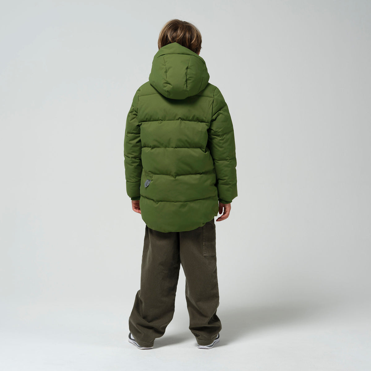 TIGER EYE Vatnsheld úlpa | Pesto Green – stúdíómynd 5