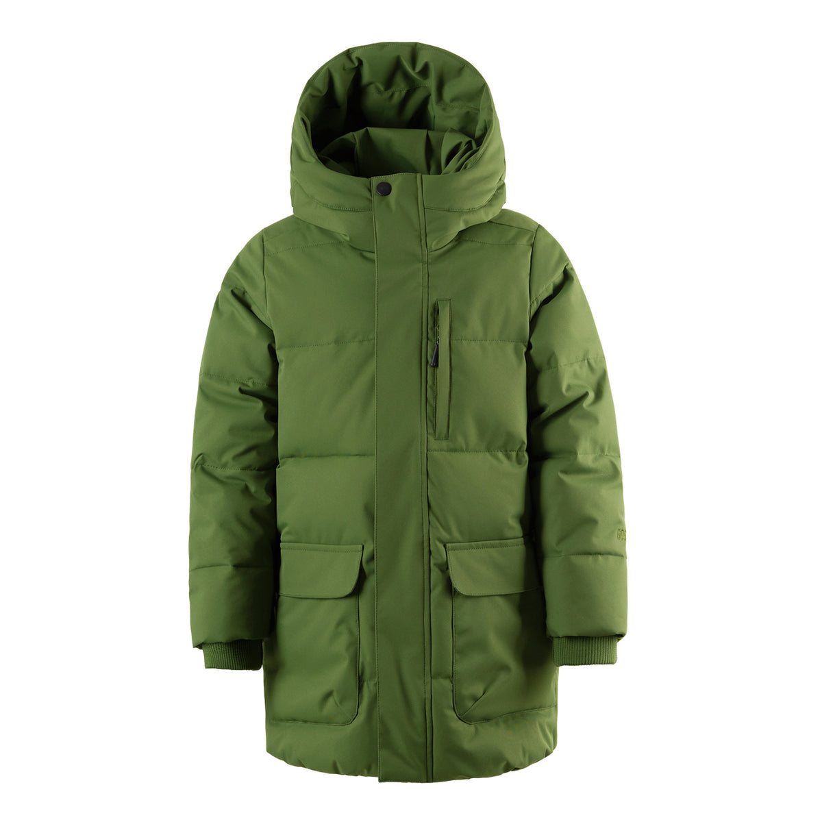 TIGER EYE Vatnsheld úlpa | Pesto Green – framhlið