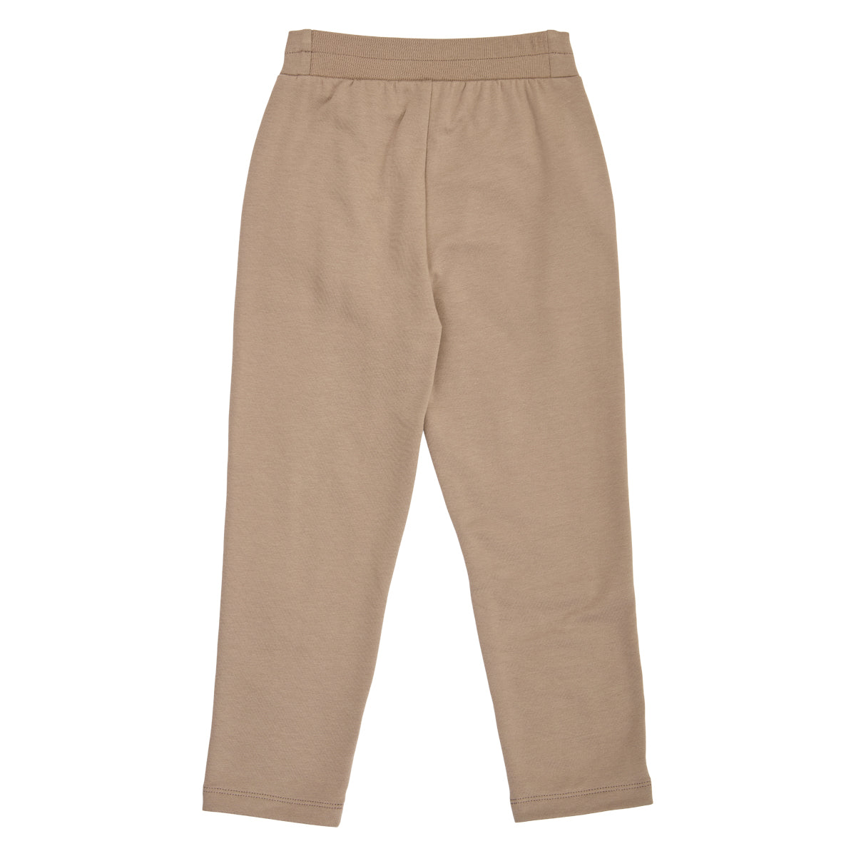 Cozy Me chino-buxur úr sweat-efni í litnum Valhneta - bakhlið