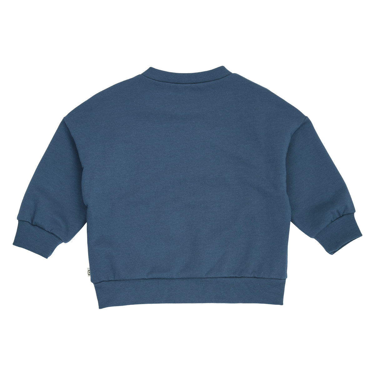 Cozy Me peysa með vasa fyrir ungabörn í litnum Dökkblár - bakhlið