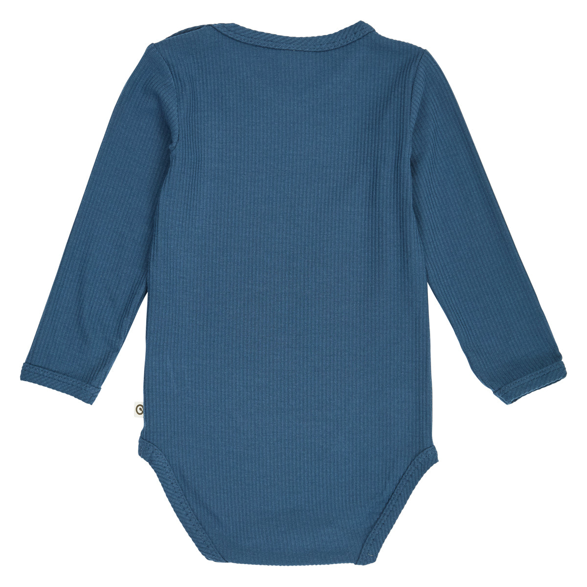 Mellow síðerma Tencel-samfella í litnum Dökkblár - bakhlið