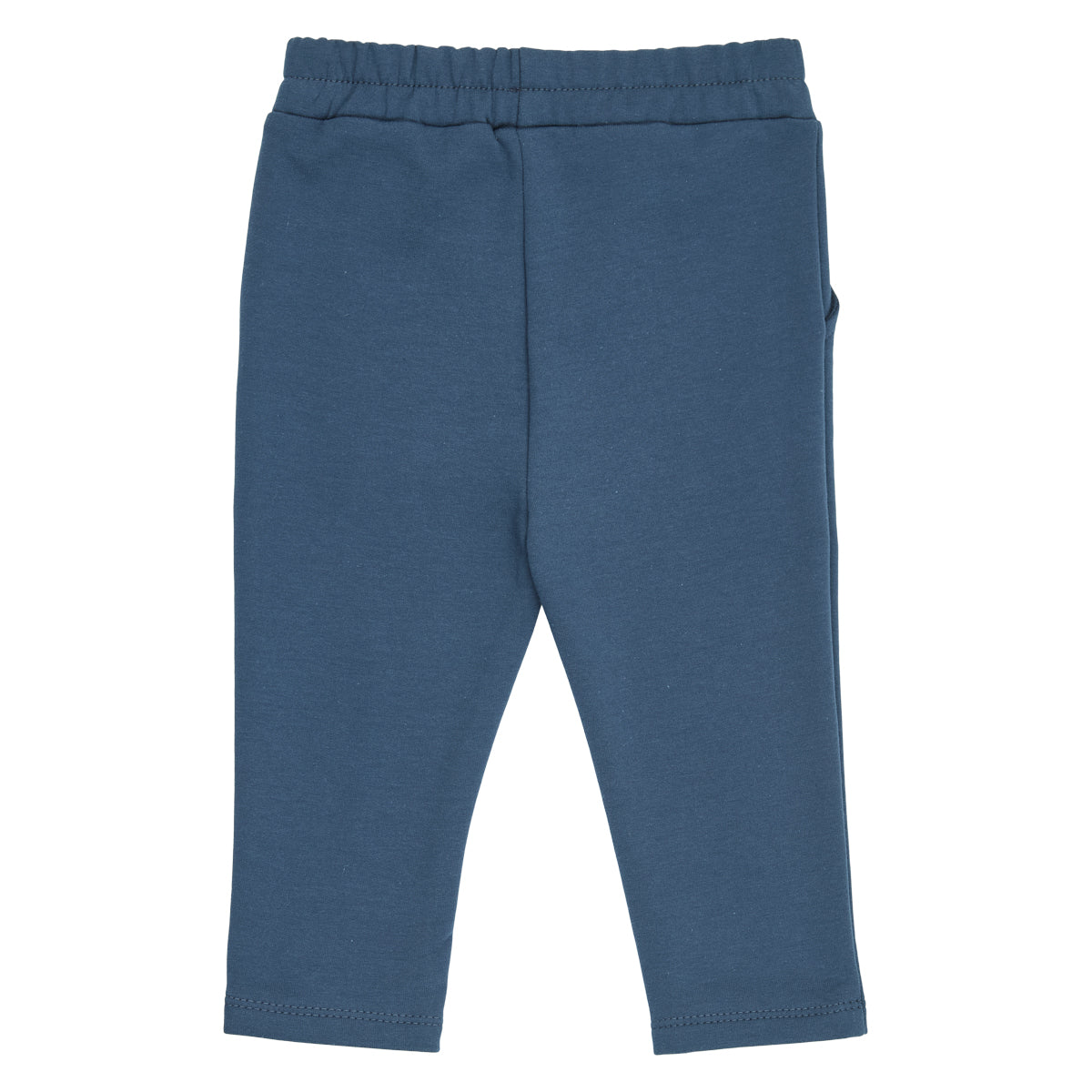 Cozy Me chino-buxur úr sweat-efni fyrir ungabörn í litnum Dökkblár - bakhlið