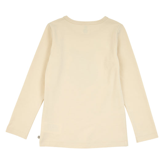 Cozy Me síðerma bolur með diskókúlu í litnum Eik - bakhlið