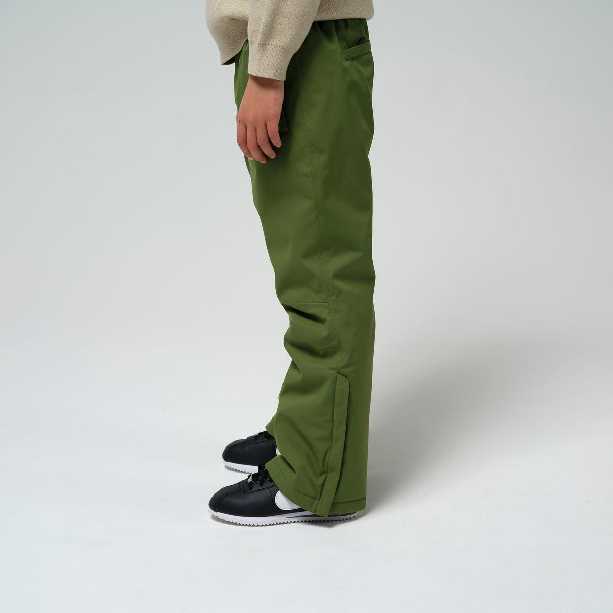 TOP DOG Fóðraðar vatnsheldar buxur | Pesto Green – stúdíómynd 4