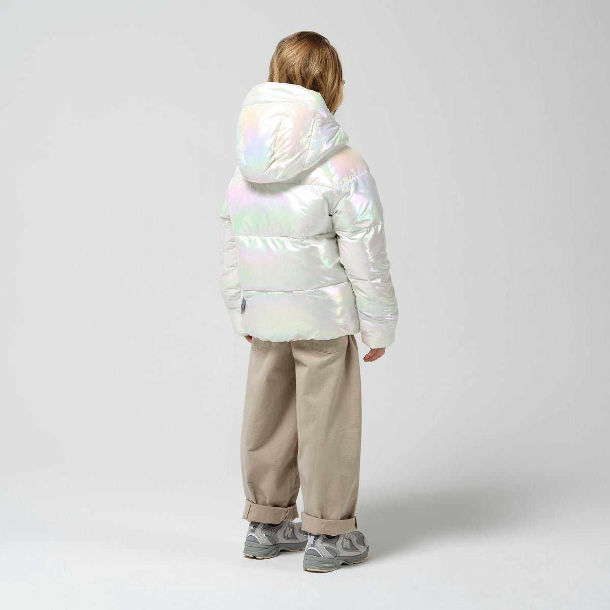 FLASHY DRAGON Vatnsfráhrindandi úlpa | Pearl Foil – stúdíómynd 3