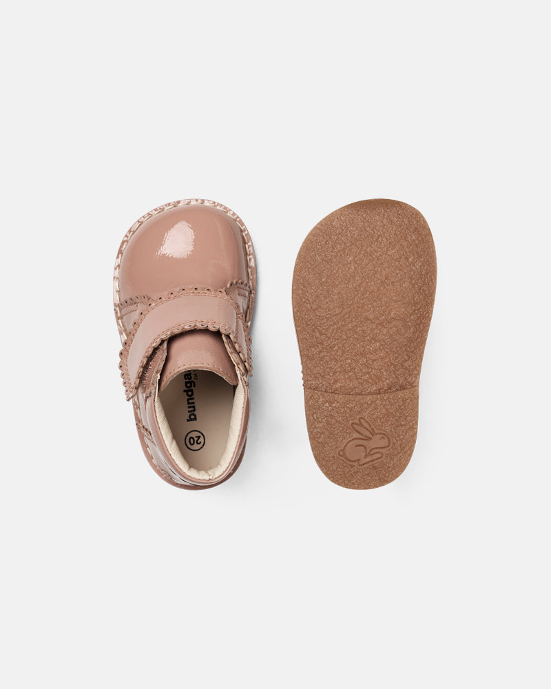 Leðurskór Sage Scallop | Dusty Rose