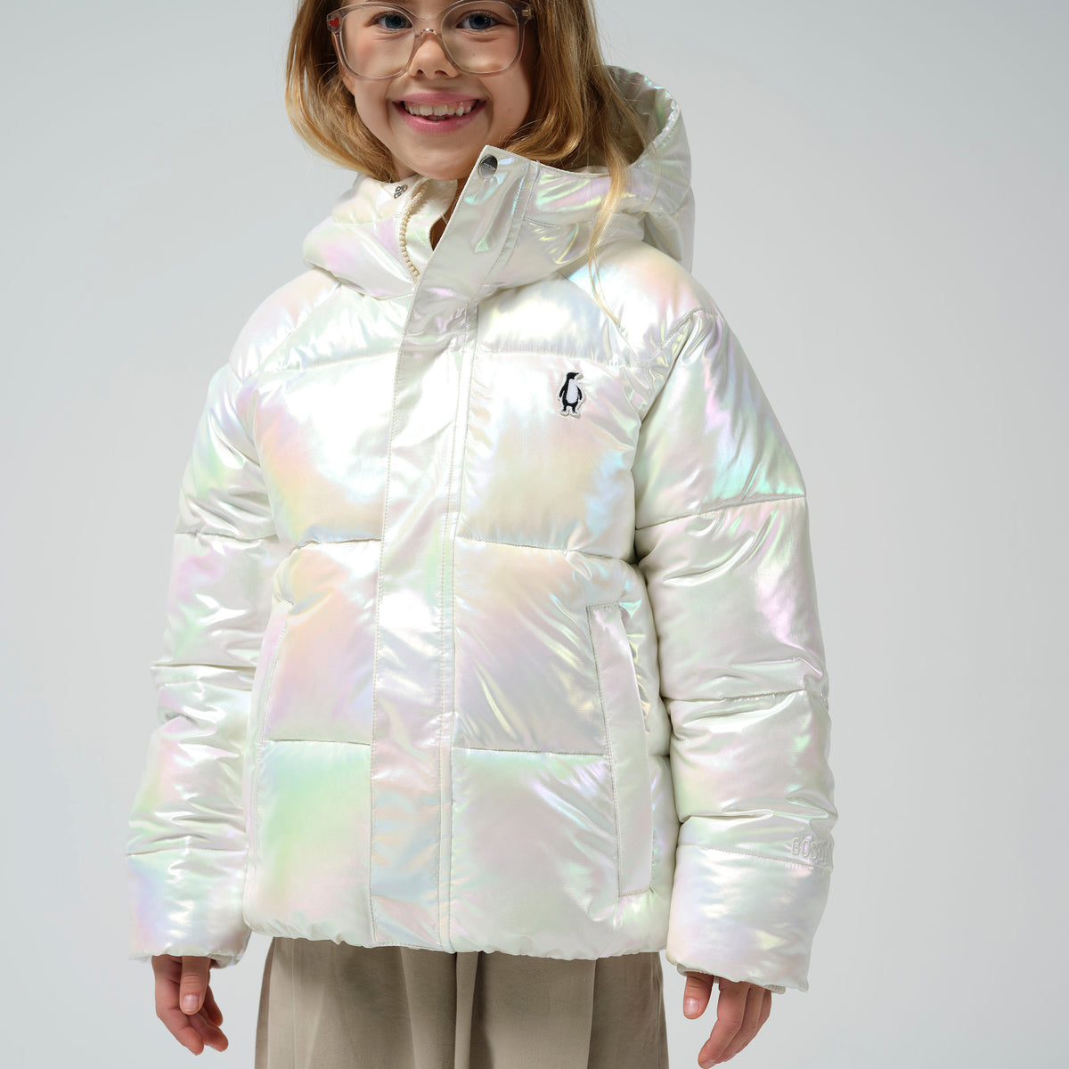 FLASHY DRAGON Vatnsfráhrindandi úlpa | Pearl Foil – stúdíómynd 4