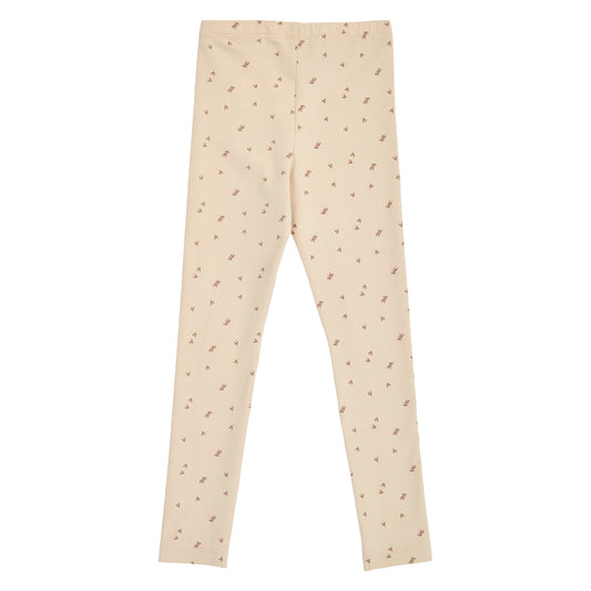 Fleur leggings í litnum Eik / valhneta / fölbleikur - bakhlið
