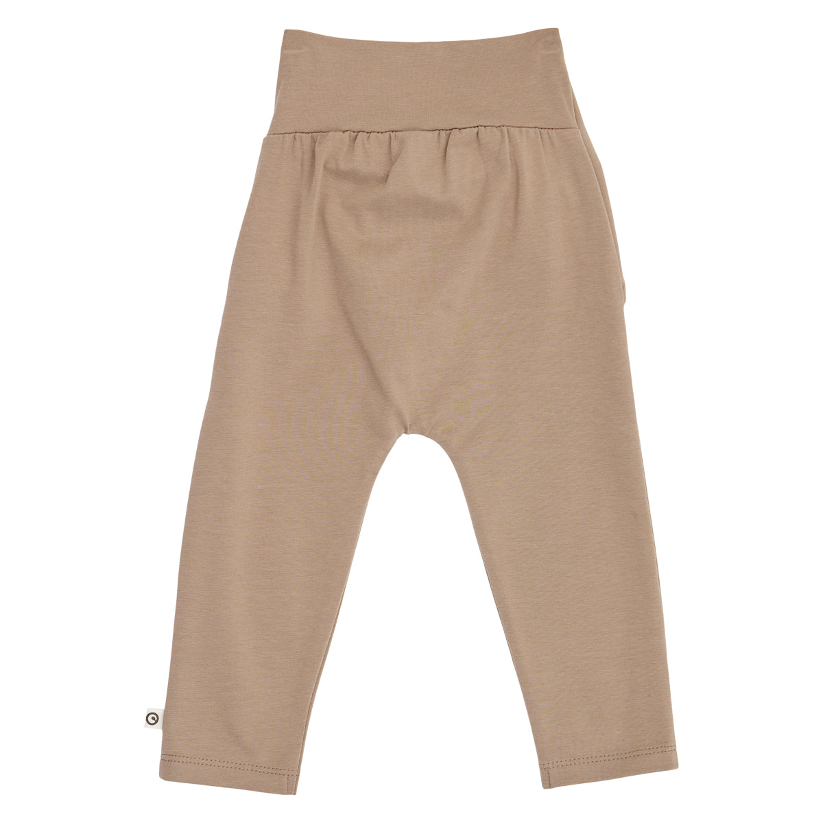 Cozy Me buxur með slaufu fyrir ungabörn í litnum Valhneta - bakhlið