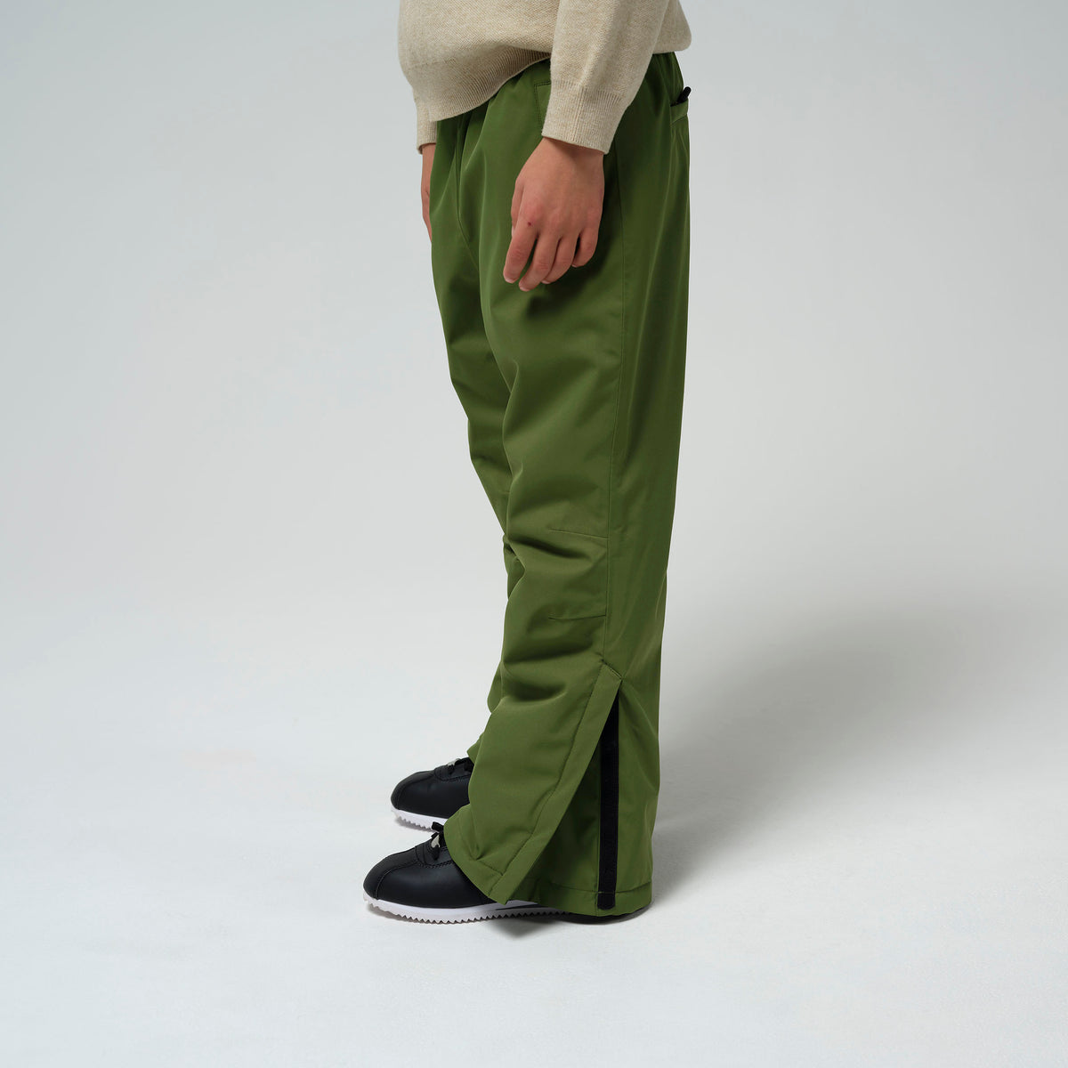 TOP DOG Fóðraðar vatnsheldar buxur | Pesto Green – stúdíómynd 5
