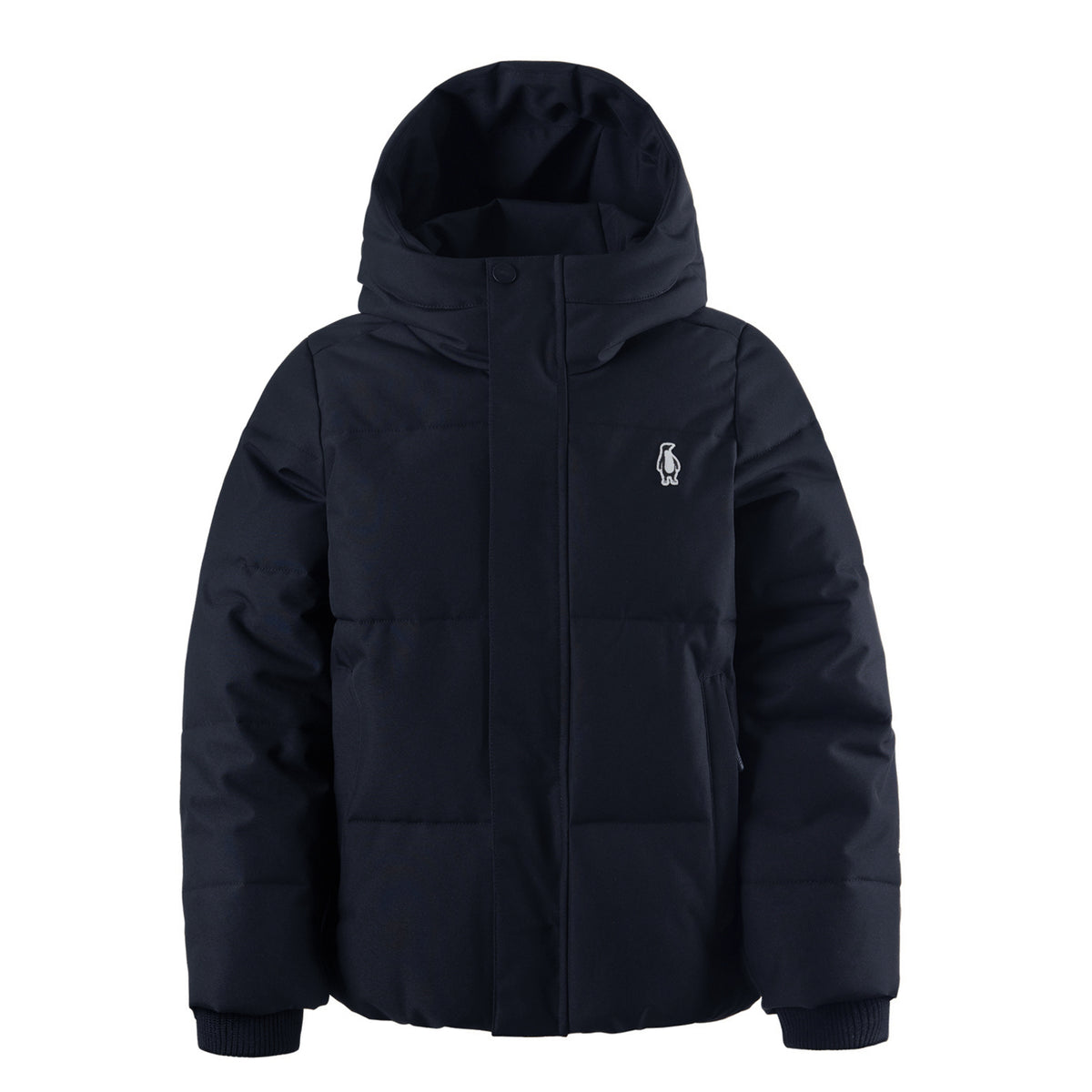 DRAGON EYE Stutt vatnsheld úlpa | Deep Black – framhlið