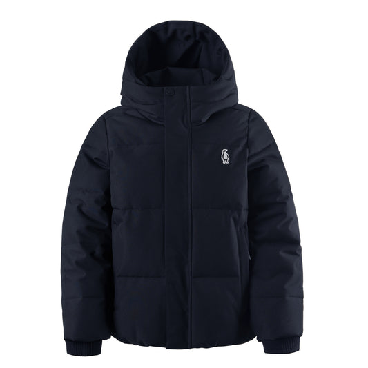 DRAGON EYE Stutt vatnsheld úlpa | Deep Black – framhlið