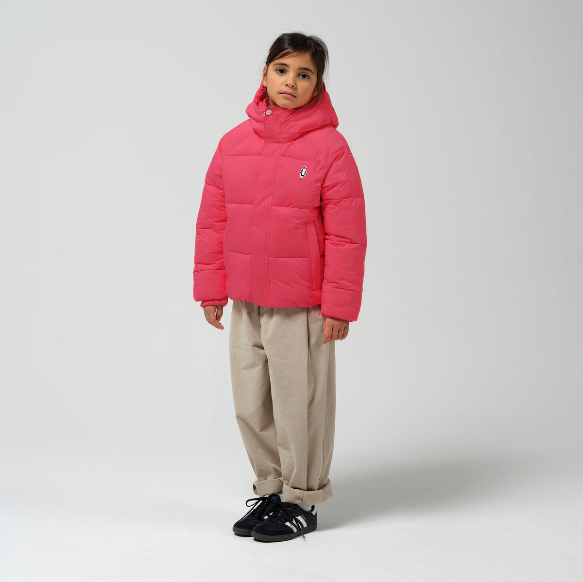 FLASHY DRAGON Vatnsfráhrindandi úlpa | Paradise Pink – stúdíómynd 1