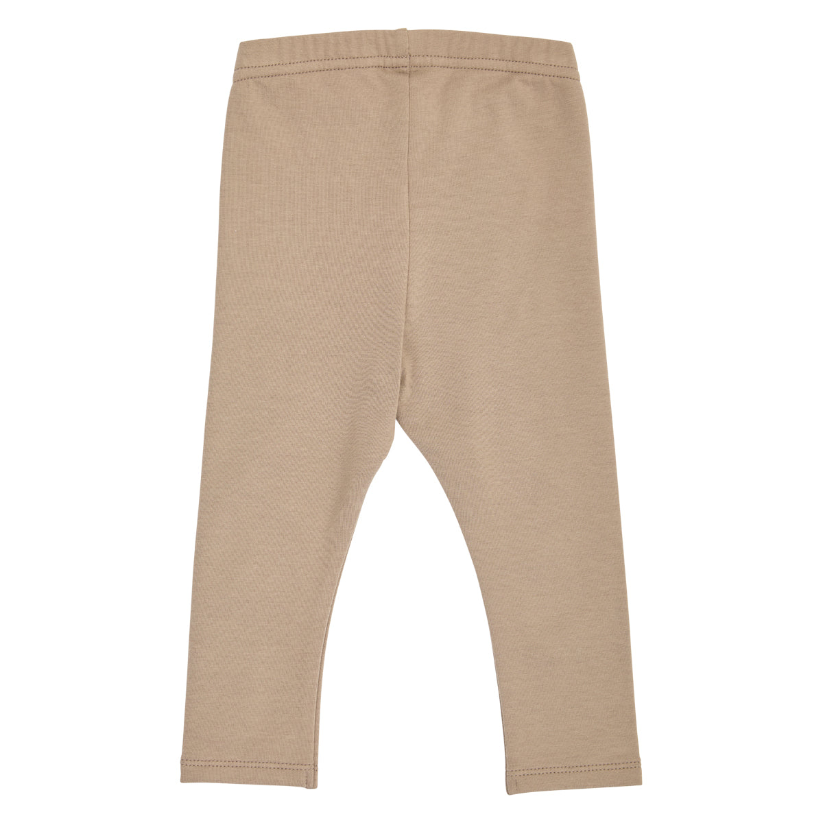 Cozy Me leggings úr sweat-efni fyrir ungabörn í litnum Valhneta - bakhlið